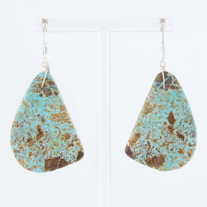 Santo Domingo Crescent Valley Turquoise Earrings