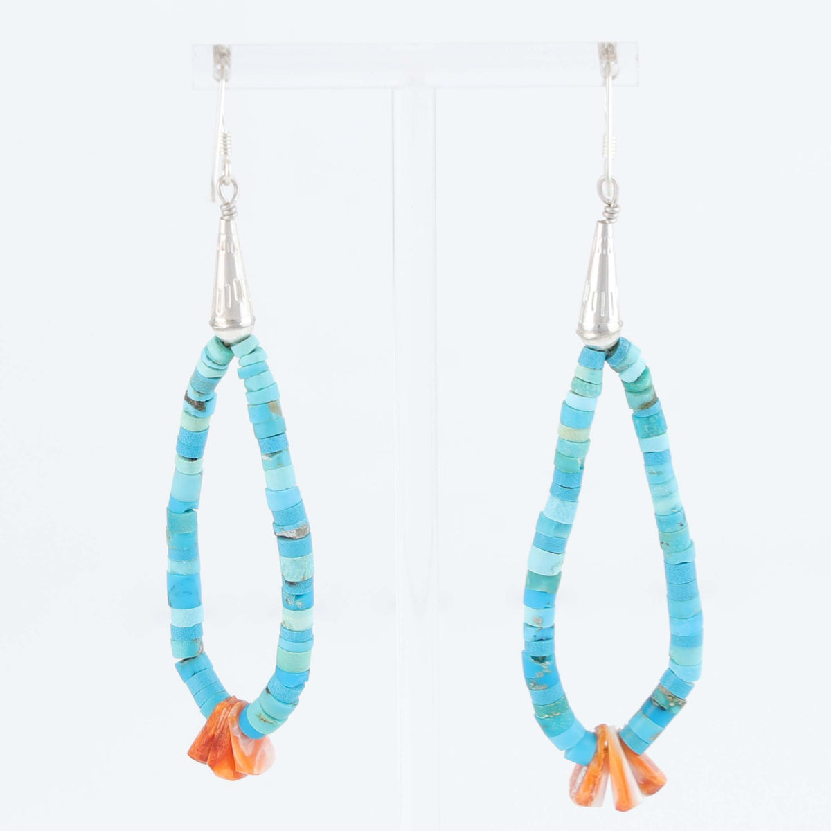 Santo Domingo Jacla Earrings by Ray Lovato