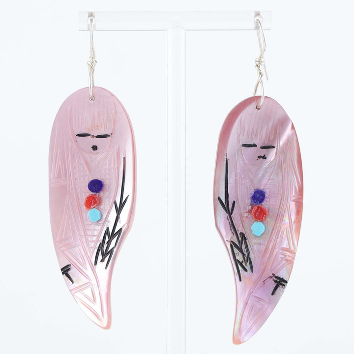 Zuni Corn Maiden Earrings