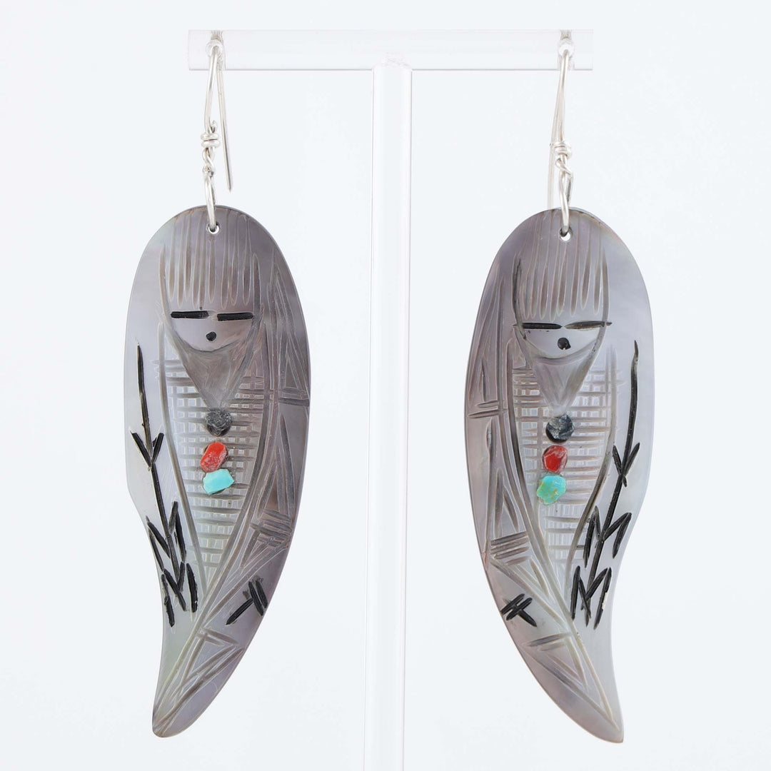Zuni Corn Maiden Earrings