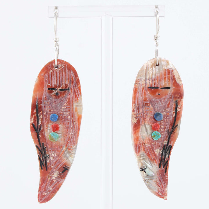 Zuni Corn Maiden Earrings