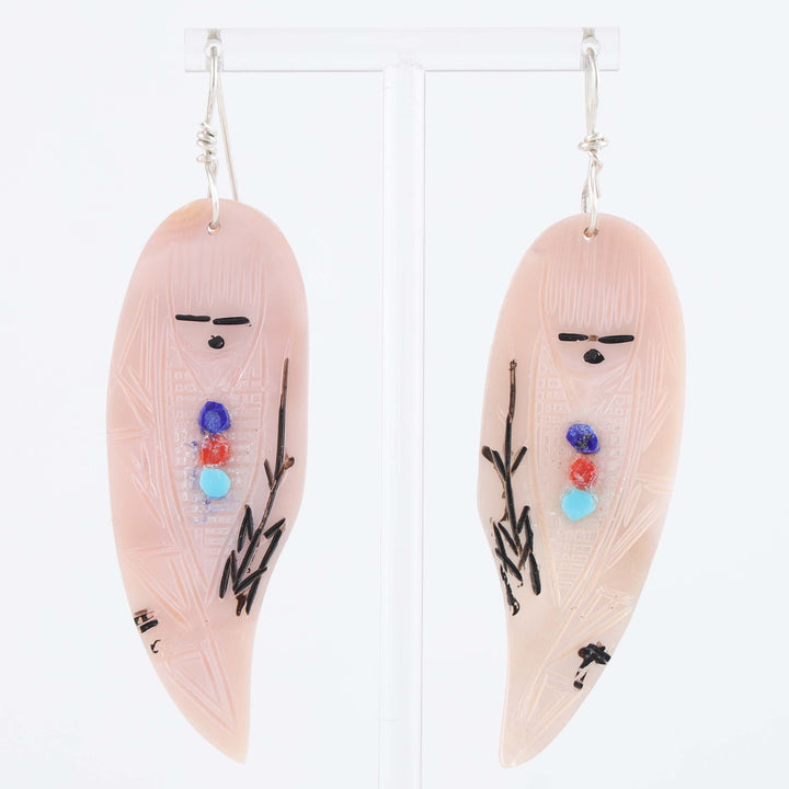 Zuni Corn Maiden Earrings