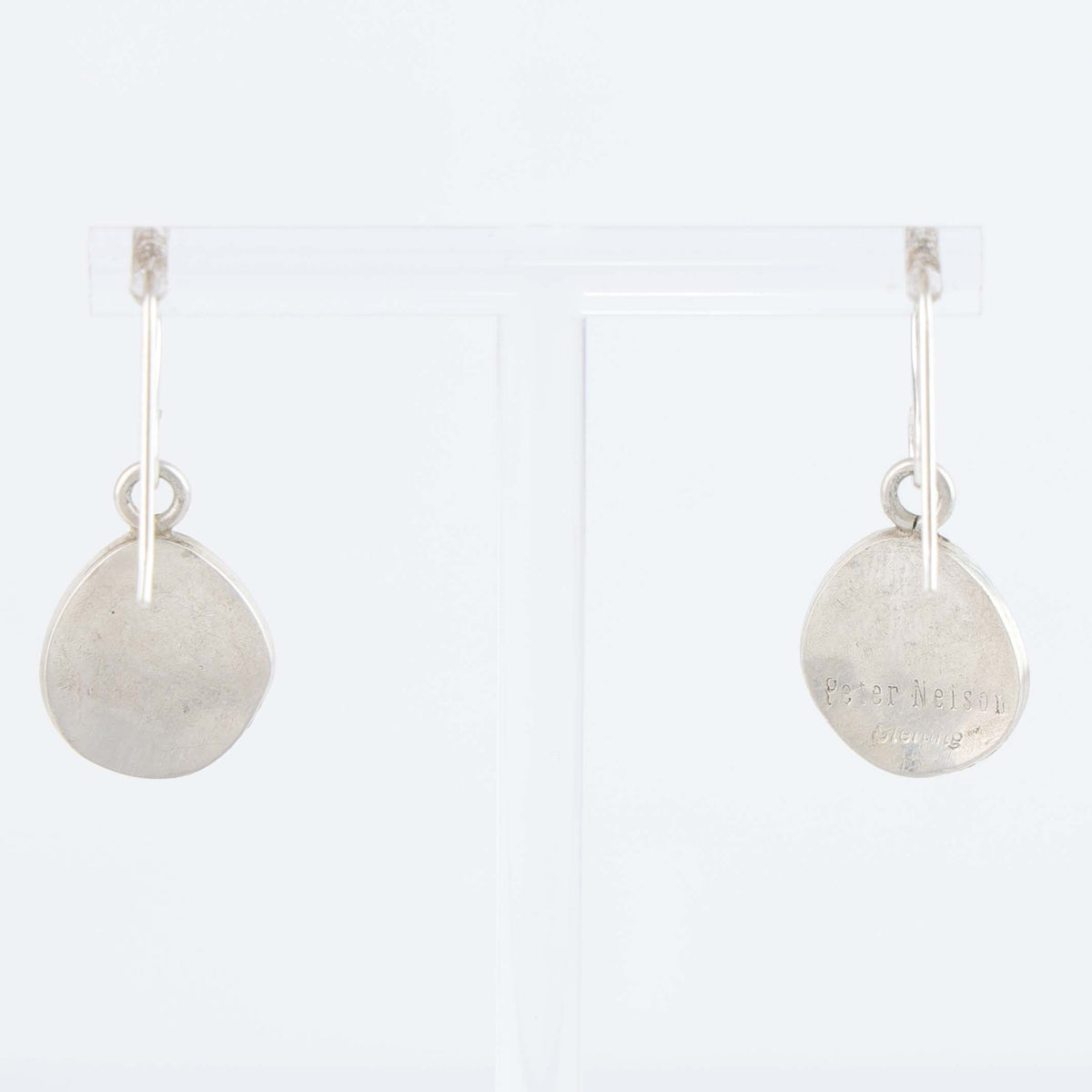 Navajo Overlay Earrings by Peter Nelson
