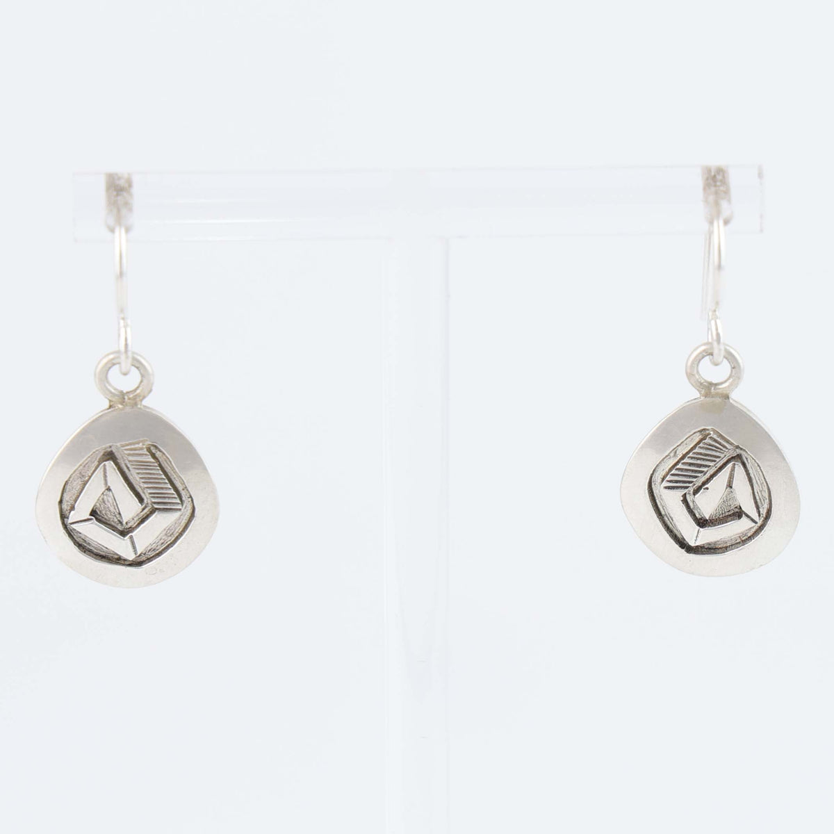Navajo Overlay Earrings by Peter Nelson