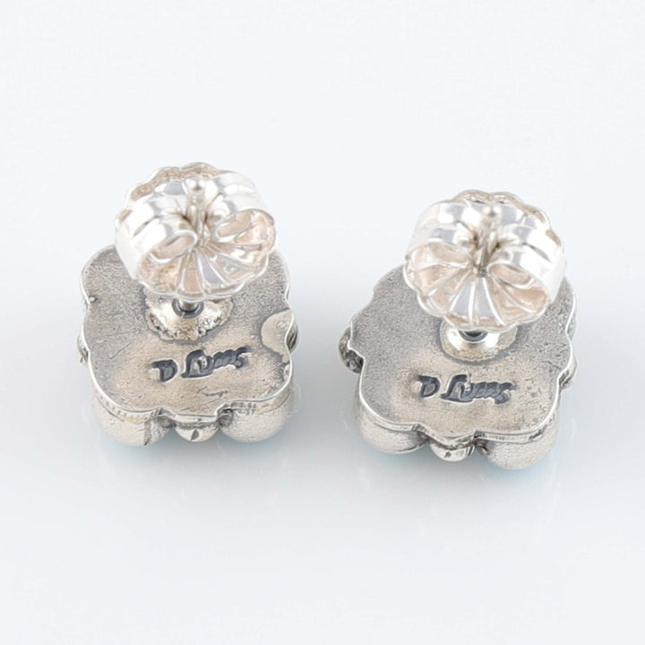 Sleeping Beauty Turquoise Four-Stone Post Earrings