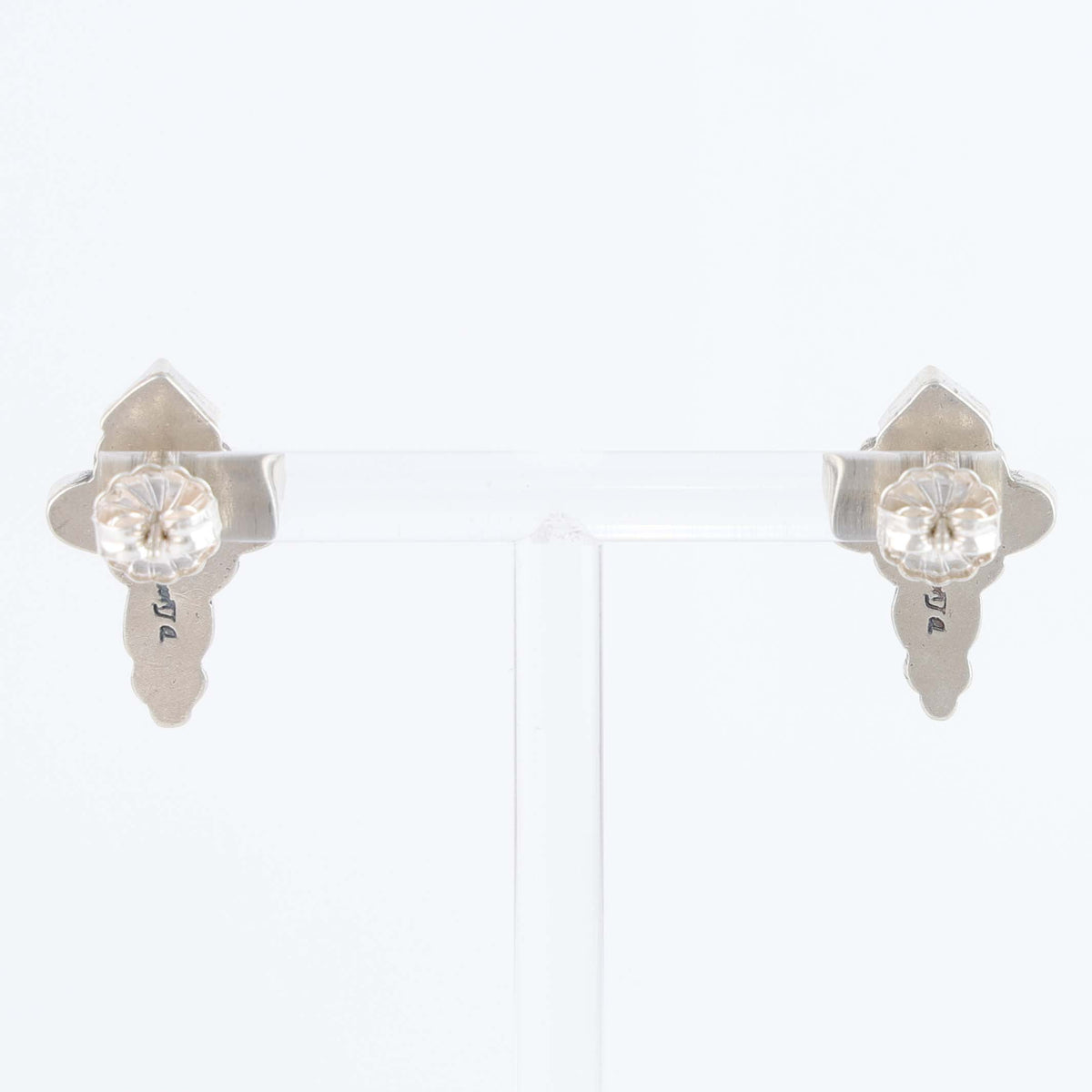 Sleeping Beauty Turquoise Cross Post Earrings by Don Lucas