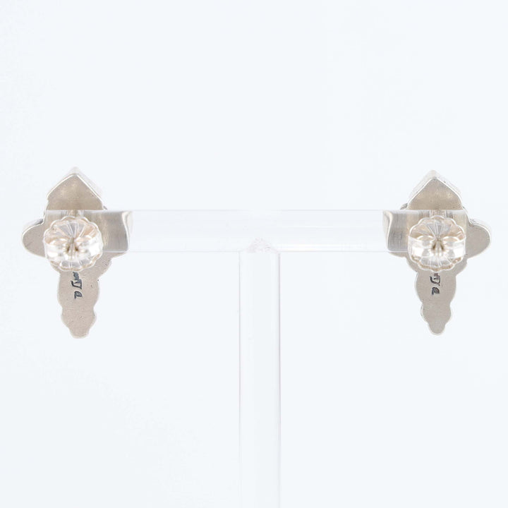 Sleeping Beauty Turquoise Cross Post Earrings