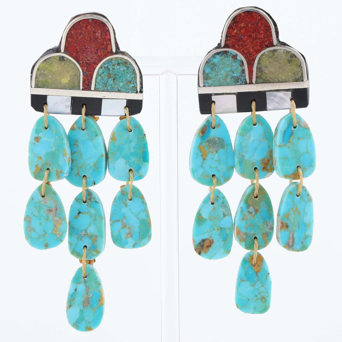Santo Domingo Rain Drop Earrings by Warren Nieto