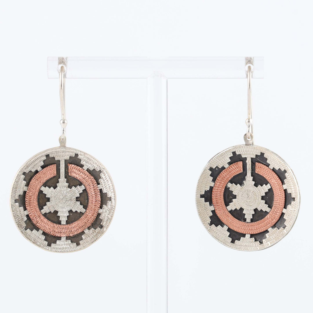 Navajo Ceremonial Basket Earrings