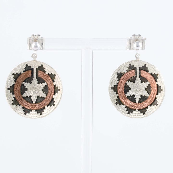 Navajo Ceremonial Basket Earrings