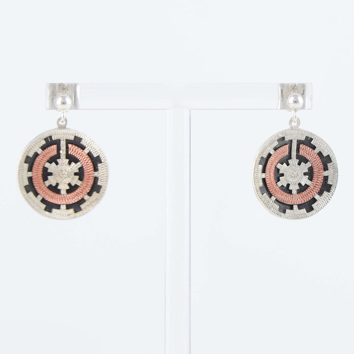 Navajo Ceremonial Basket Earrings