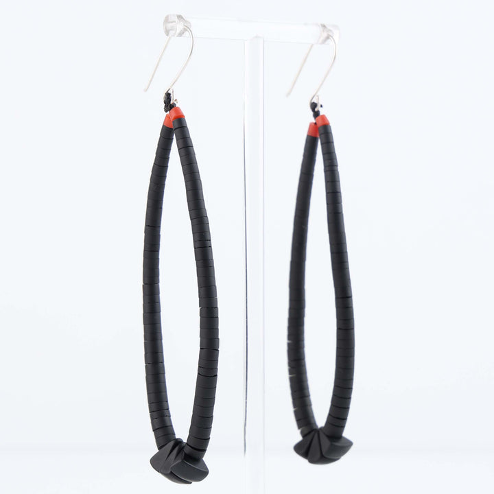 Navajo Jet Jacla Earrings