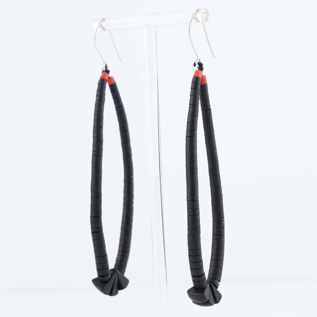 Navajo Jet Jacla Earrings