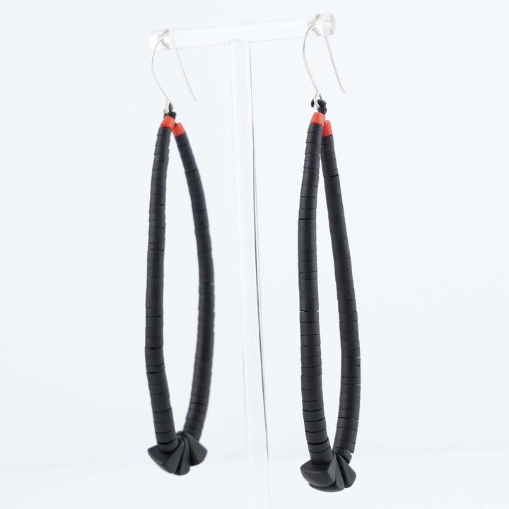 Navajo Jet Jacla Earrings