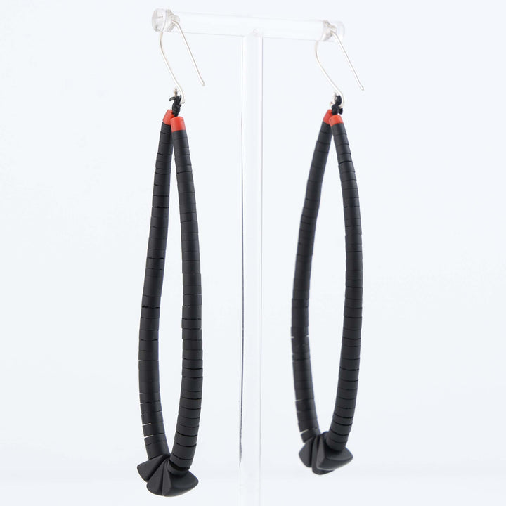 Navajo Jet Jacla Earrings
