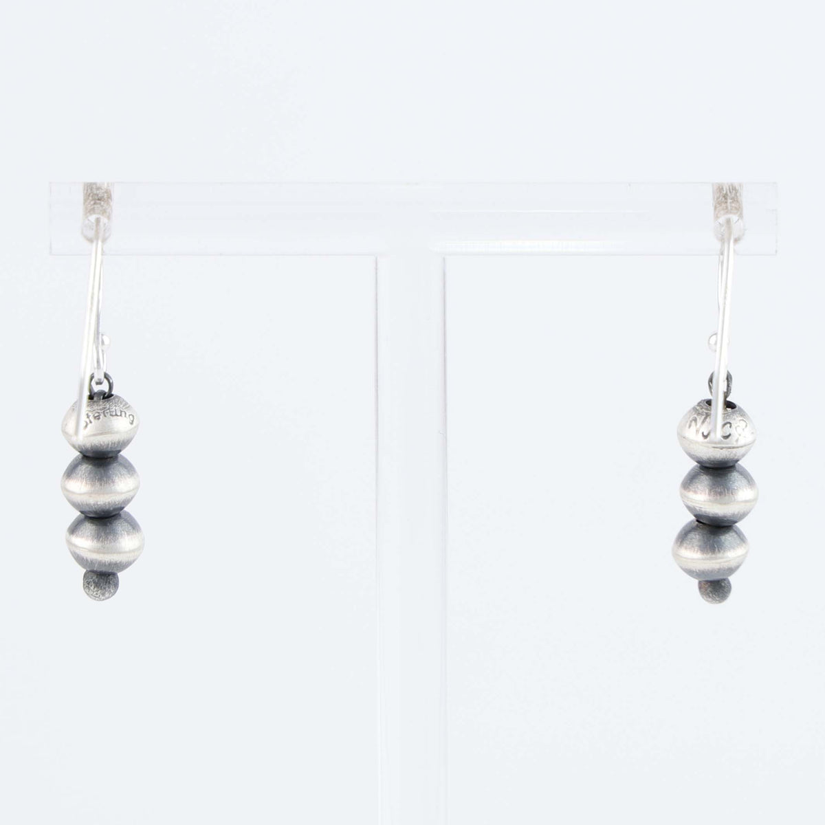 Navajo Pearl Earrings by Victoria Haley-Anderson