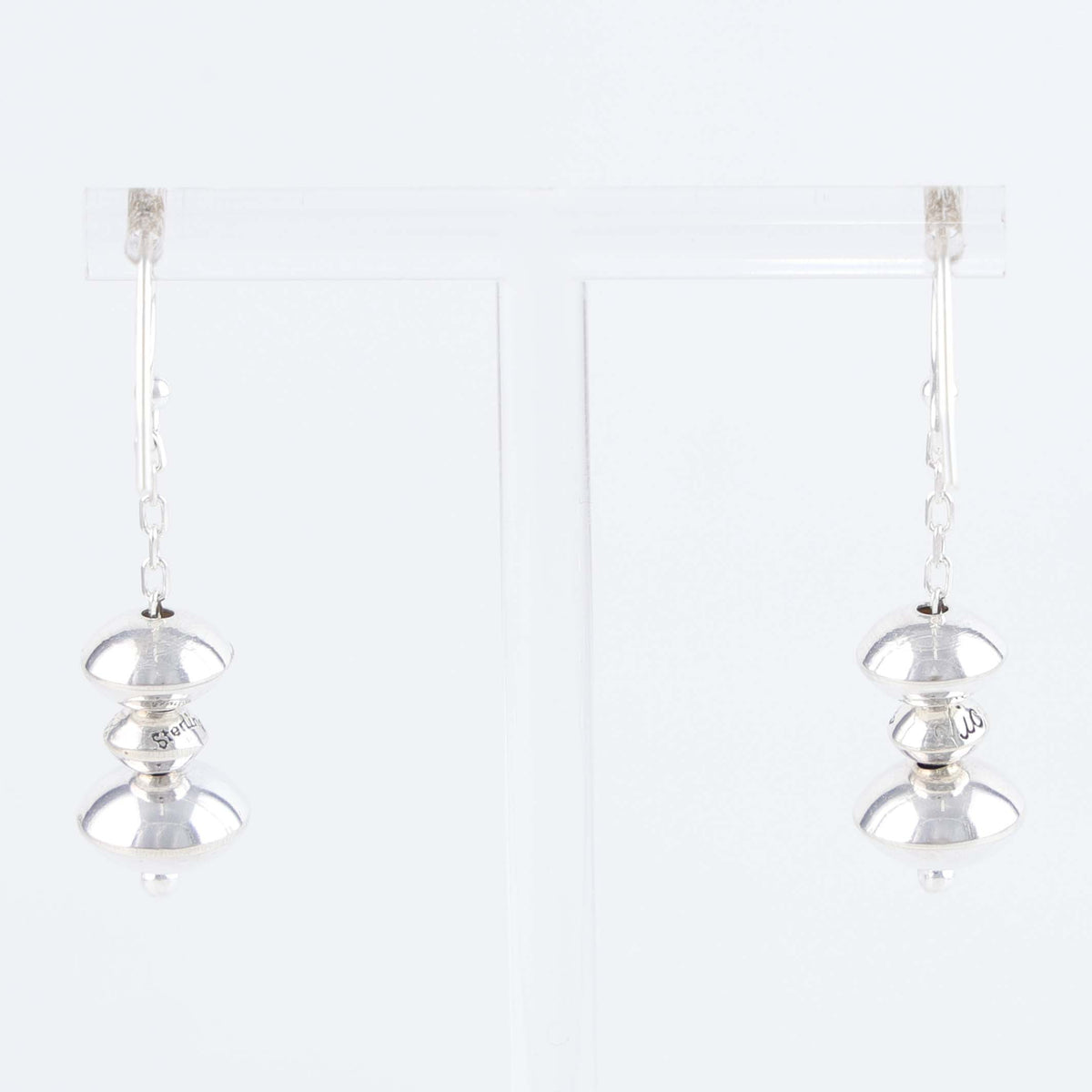 Navajo Pearl Earrings by Victoria Haley-Anderson