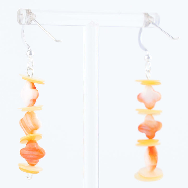 Navajo Shell Bead Earrings
