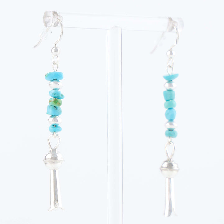 Navajo Sleeping Beauty Turquoise Earrings