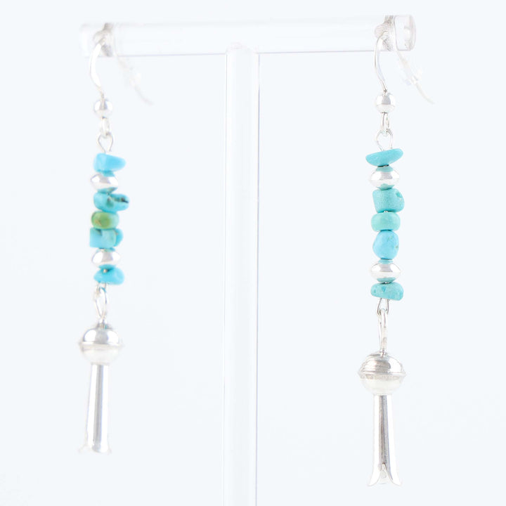Navajo Sleeping Beauty Turquoise Earrings