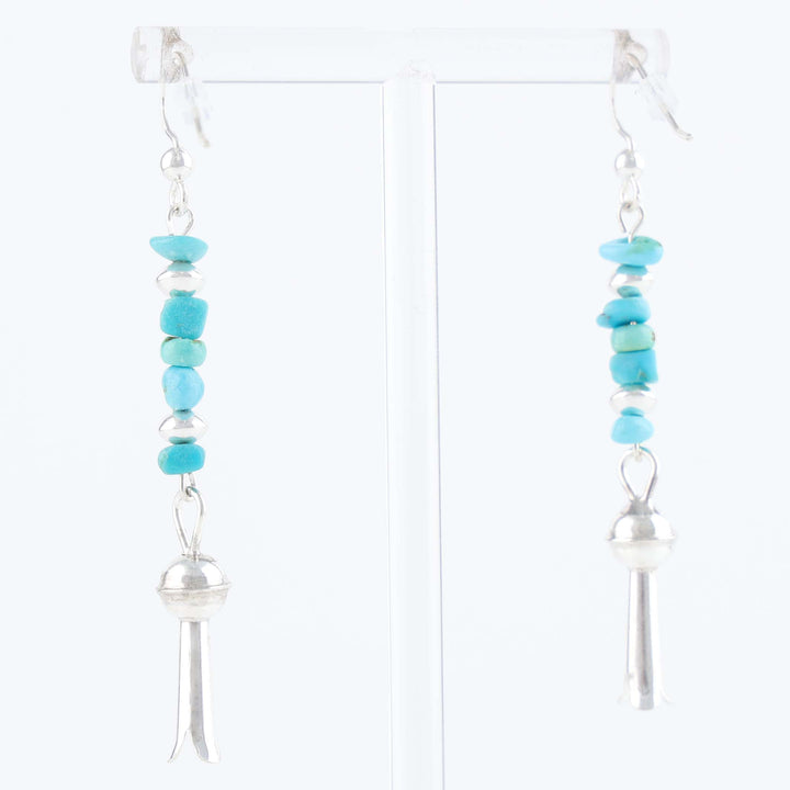 Navajo Sleeping Beauty Turquoise Earrings