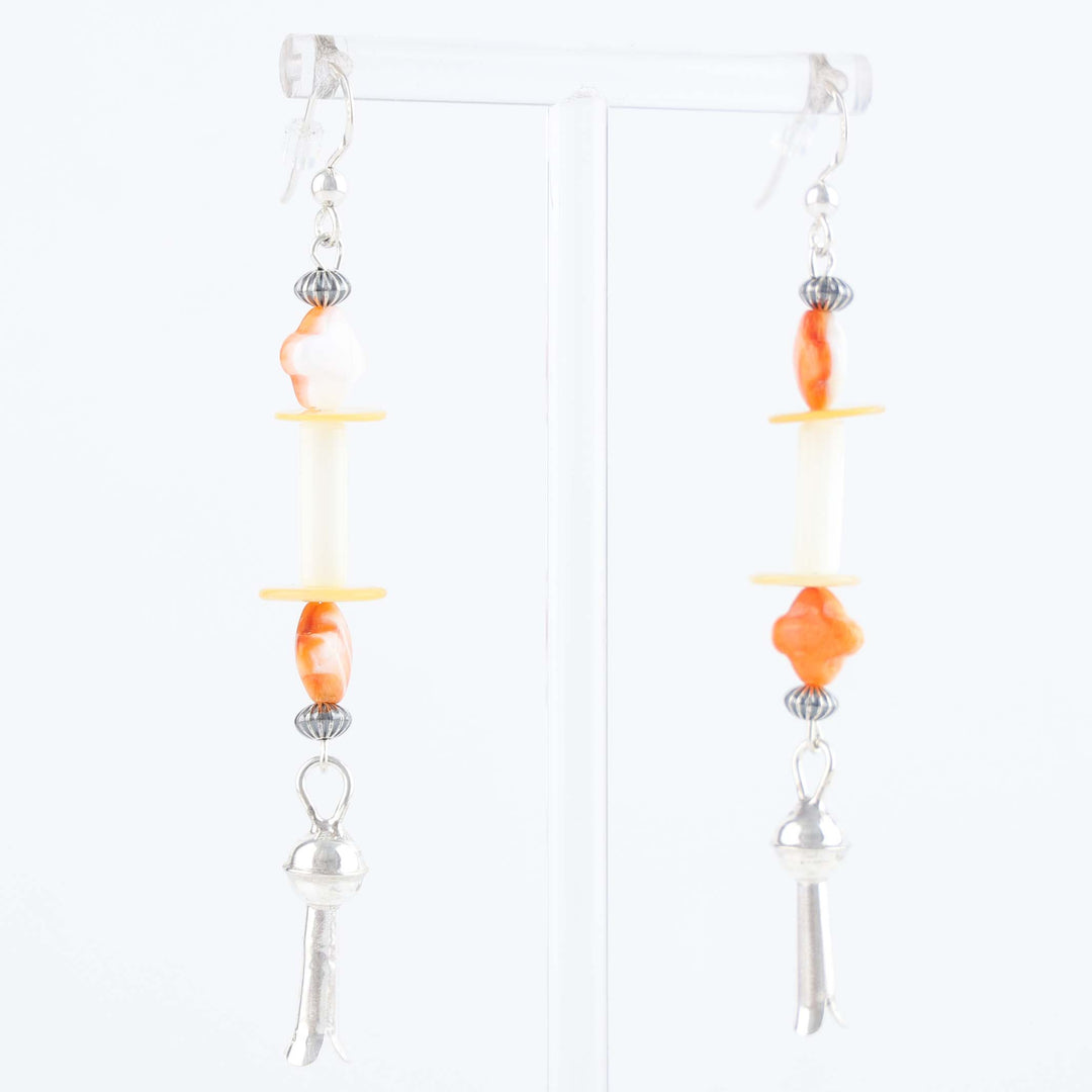 Navajo Shell Bead Earrings