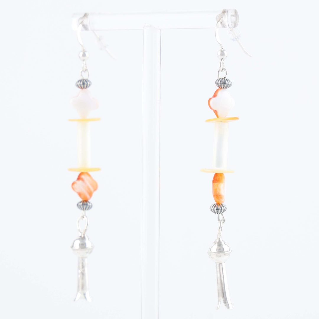 Navajo Shell Bead Earrings