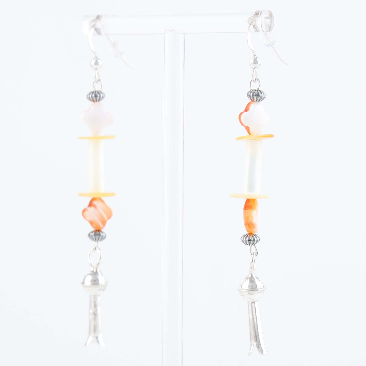 Navajo Shell Bead Earrings by Hailee Tabaha