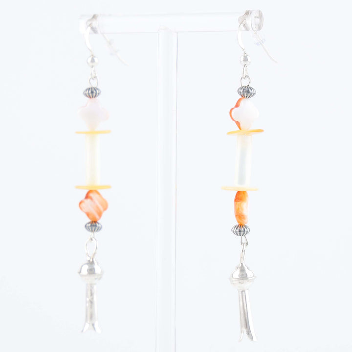 Navajo Shell Bead Earrings
