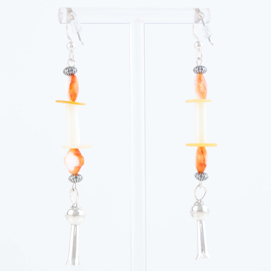 Navajo Shell Bead Earrings