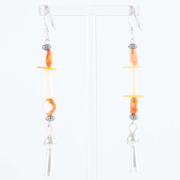 Navajo Shell Bead Earrings