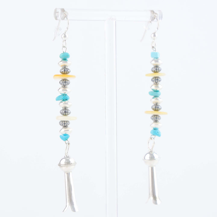 Navajo Multi-Stone Bead Earrings