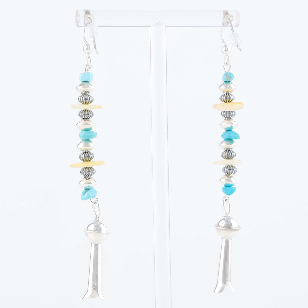 Navajo Multi-Stone Bead Earrings