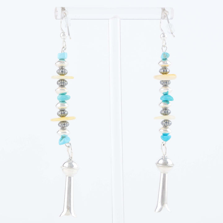 Navajo Multi-Stone Bead Earrings