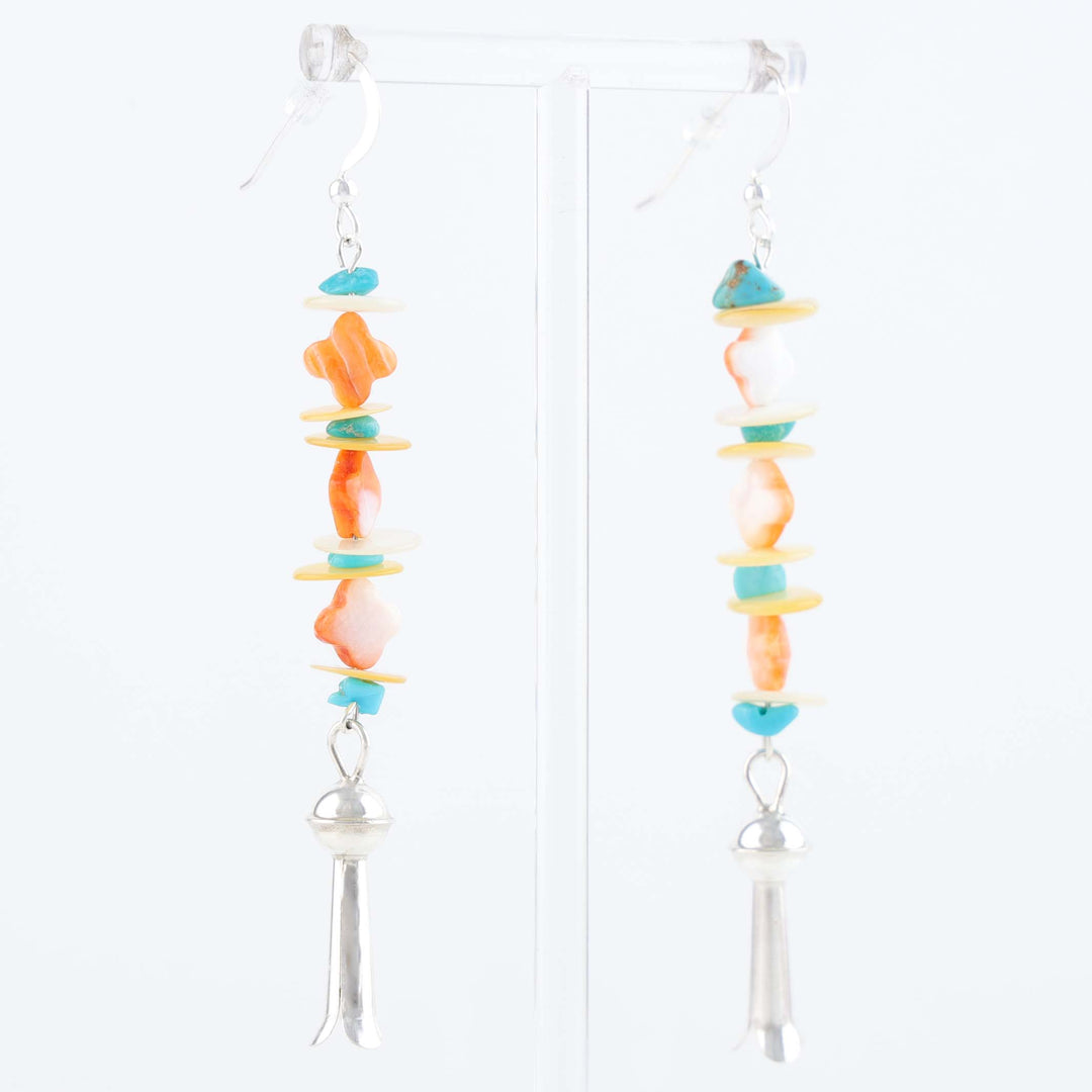 Navajo Multi-Stone Bead Earrings