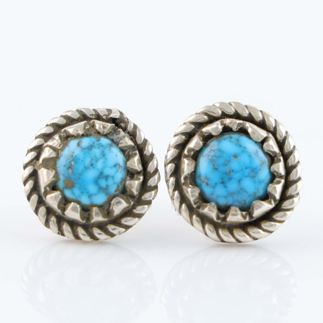 Navajo Kingman Turquoise Earrings