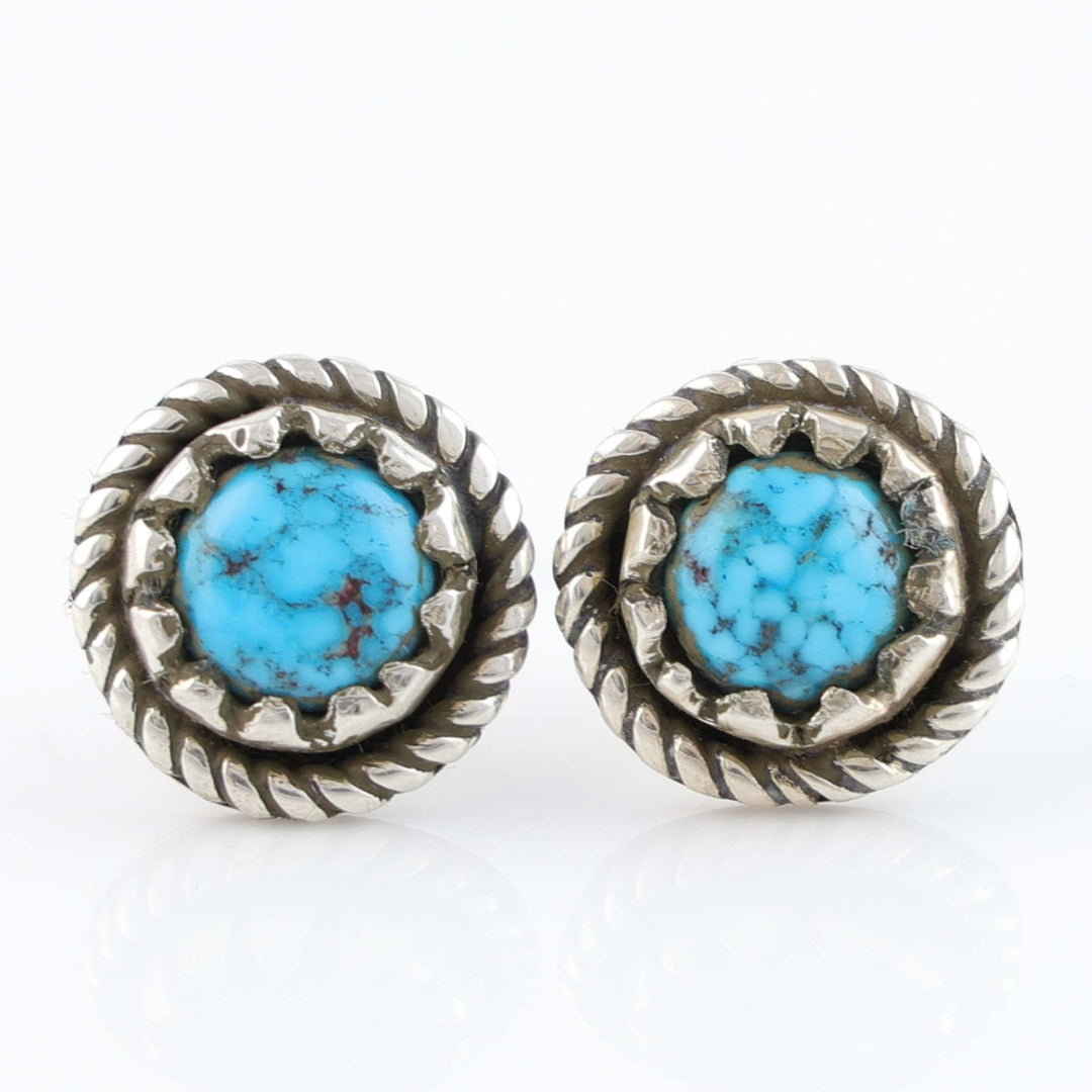 Navajo Kingman Turquoise Earrings