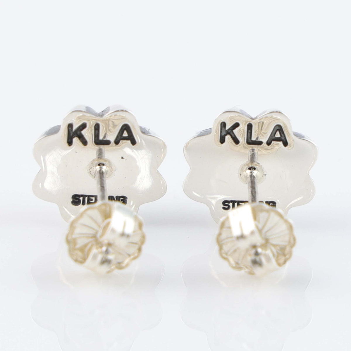 Navajo Fluted Bead Earrings by Kyle Lee-Anderson