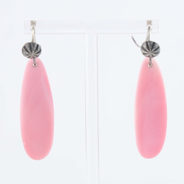 Hopi Pink Conch Shell Earrings