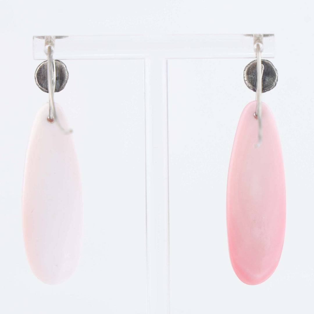 Hopi Pink Conch Shell Earrings