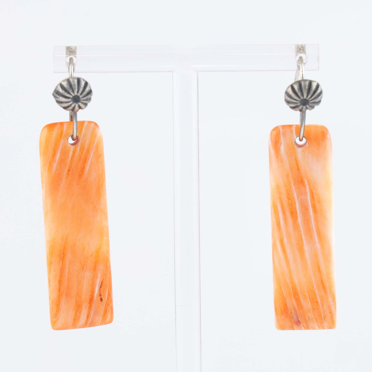 Hopi Spiny Oyster Earrings by Piki Wadsworth