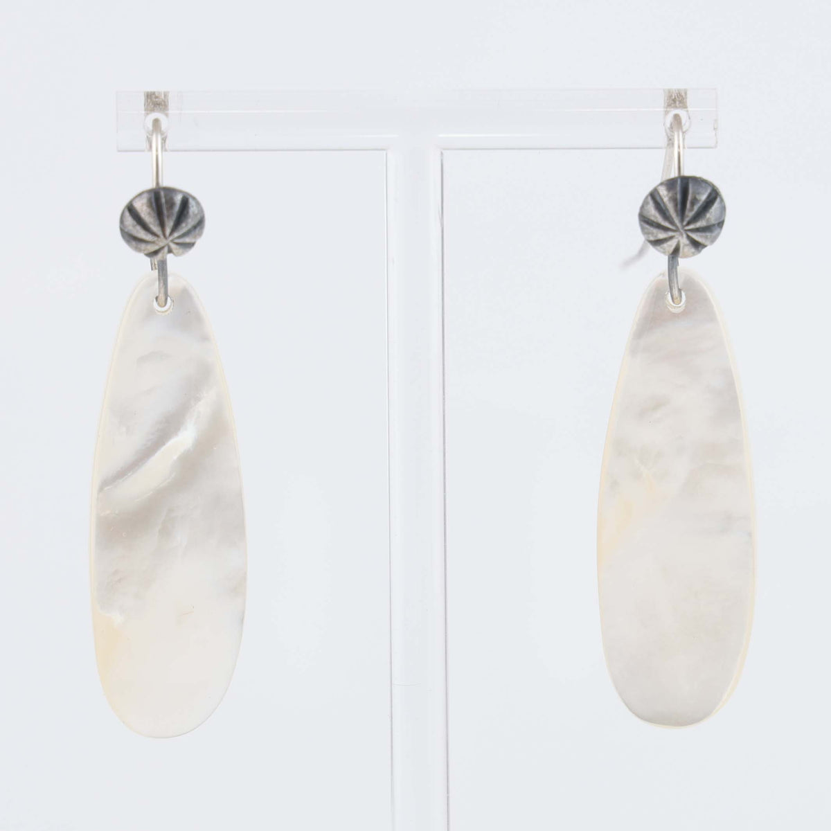 Hopi Mother of Pearl Earrings by Piki Wadsworth