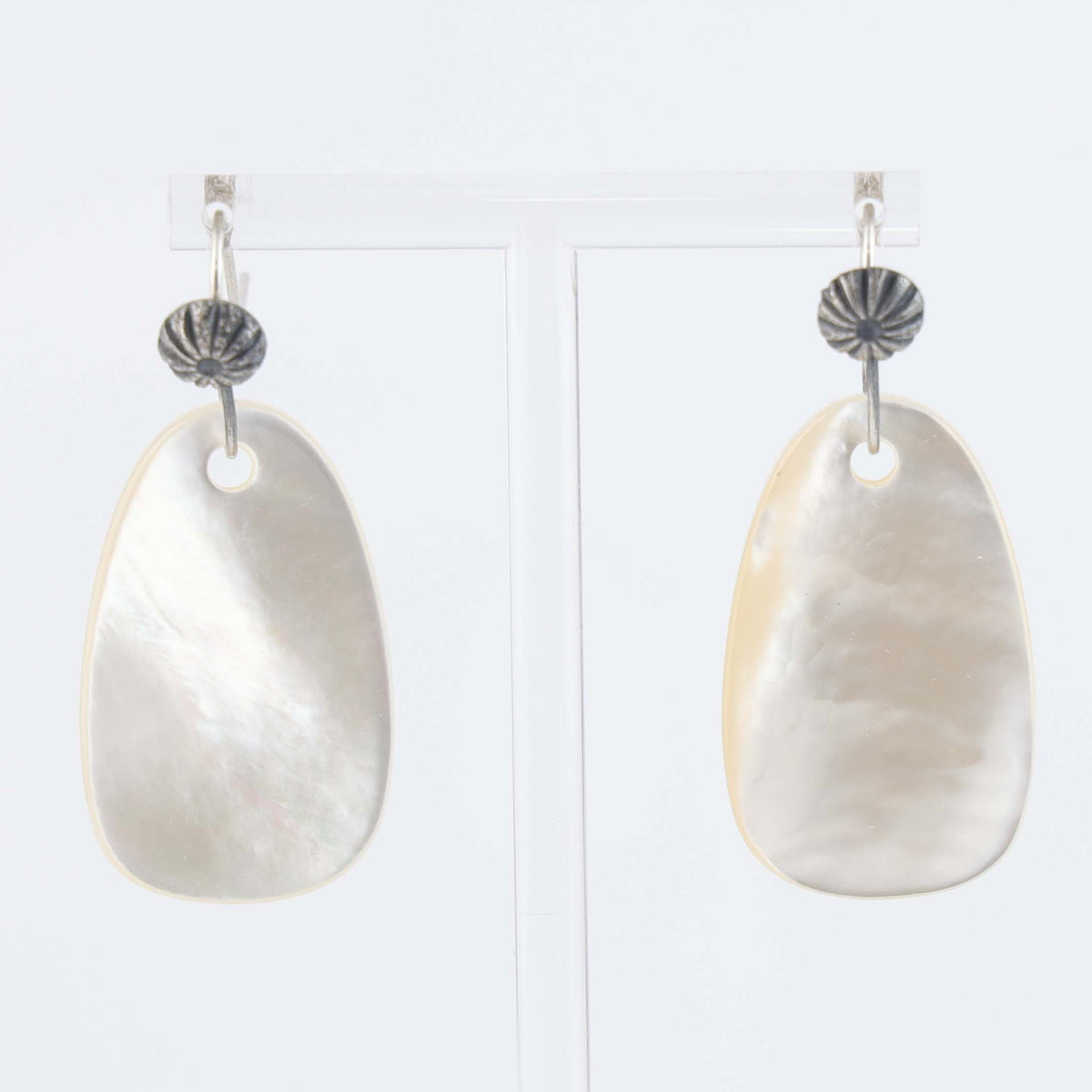 Hopi Mother of Pearl Earrings by Piki Wadsworth