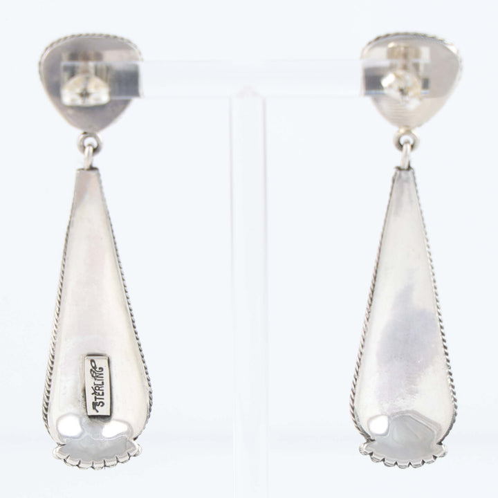 Navajo Sleeping Beauty Turquoise Earrings