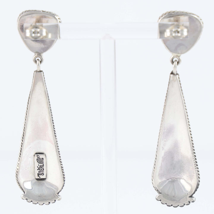 Navajo Sleeping Beauty Turquoise Earrings