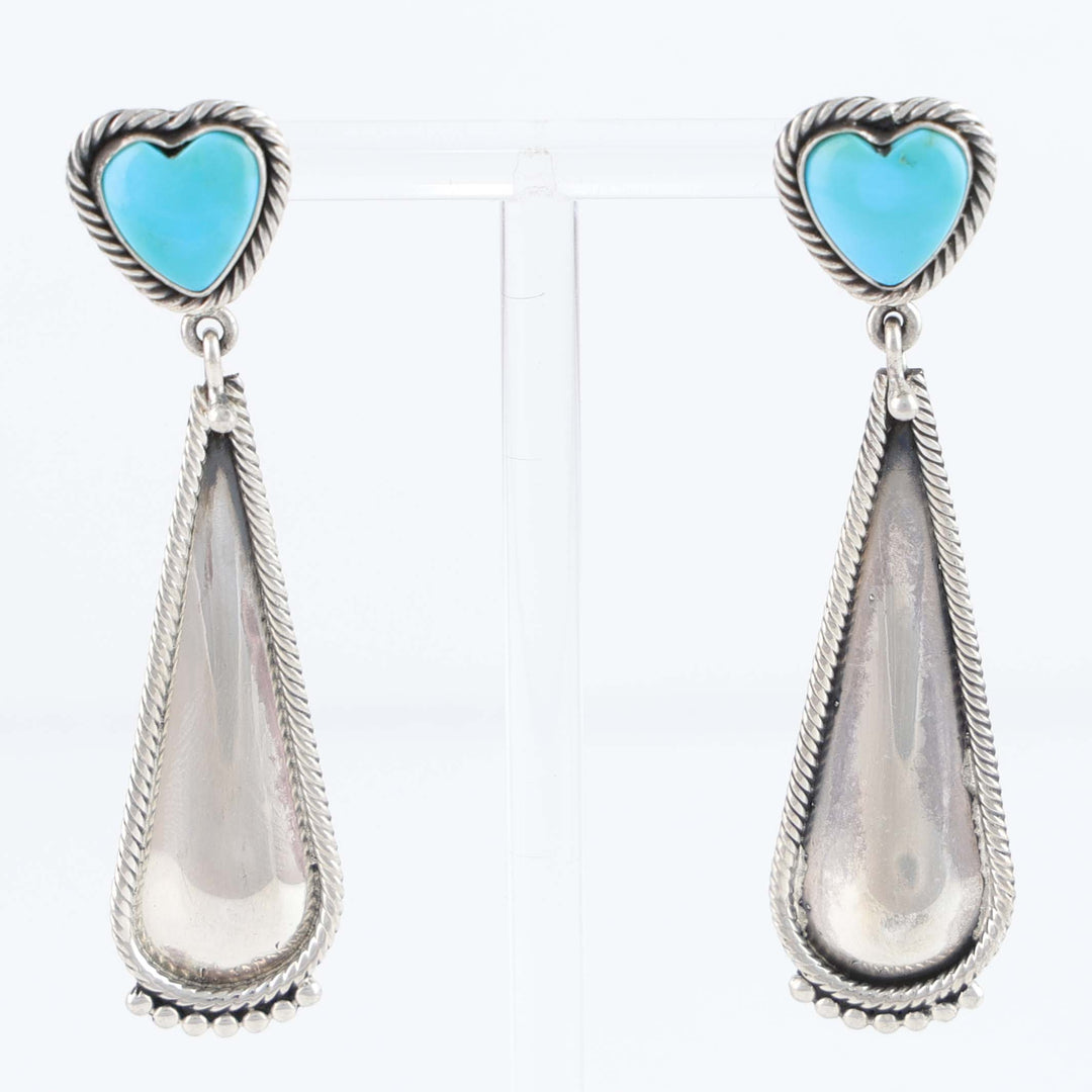 Navajo Sleeping Beauty Turquoise Earrings