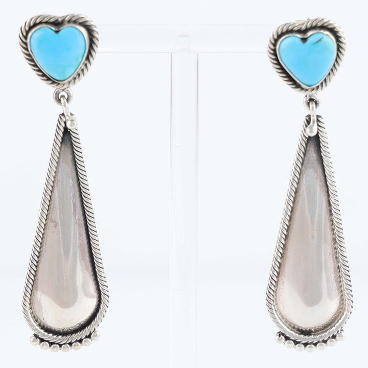 Navajo Sleeping Beauty Turquoise Earrings