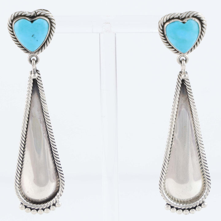 Navajo Sleeping Beauty Turquoise Earrings