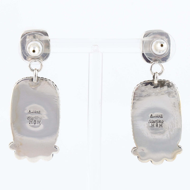 Fossilized Dinosaur Bone Earrings