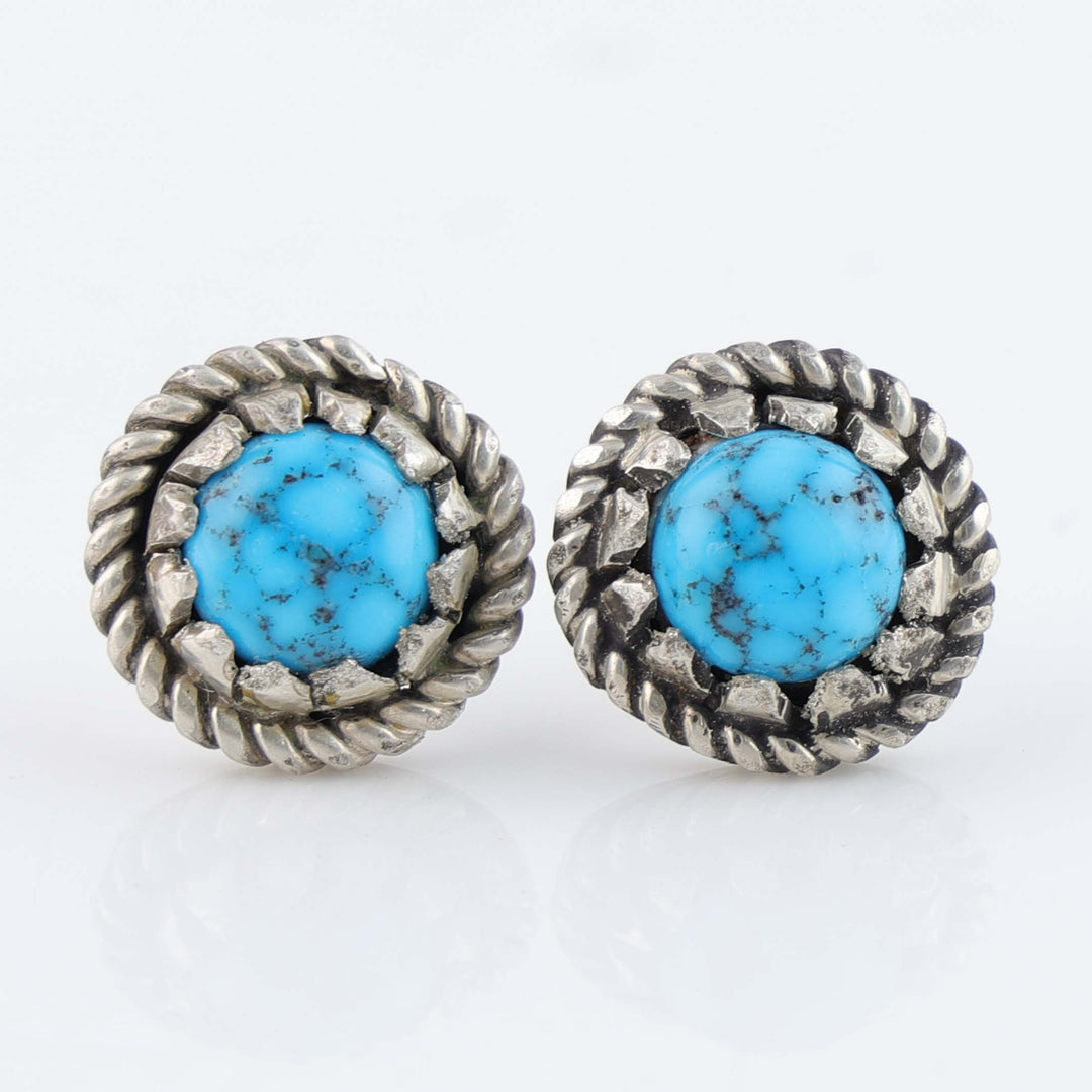 Navajo Kingman Turquoise Earrings